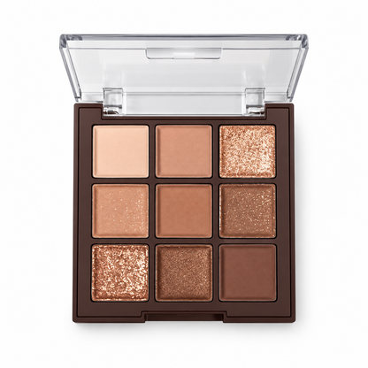 9 Colors Eyeshadow Palette Earth Color Tone Light Makeup