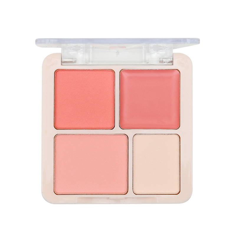 Four-Color Blush  Highlighter Palette